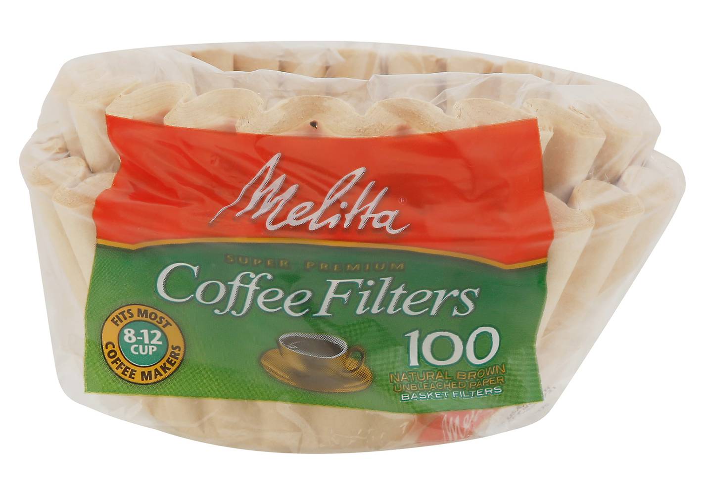 Melitta Paper Coffee Filters Natural Brown (4.8 oz)
