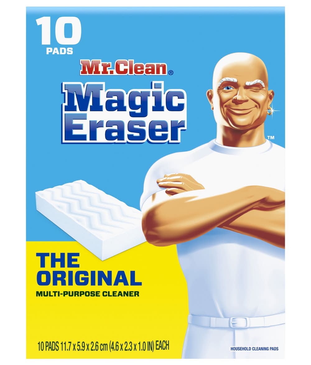 Mr. Clean Magic Eraser Original Scrubber, White (10 ct)