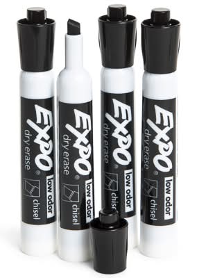 Expo® Black Dry Erase Markers 4-Pack