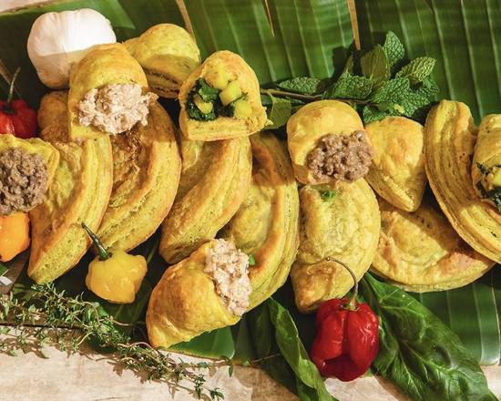 Order Patty Trio food online from Taste Of The Caribbean store, Los Angeles on bringmethat.com
