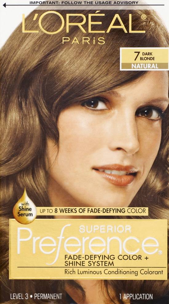 L'oréal 7 Dark Blonde Superior Preference Permanent Color (1 kit)