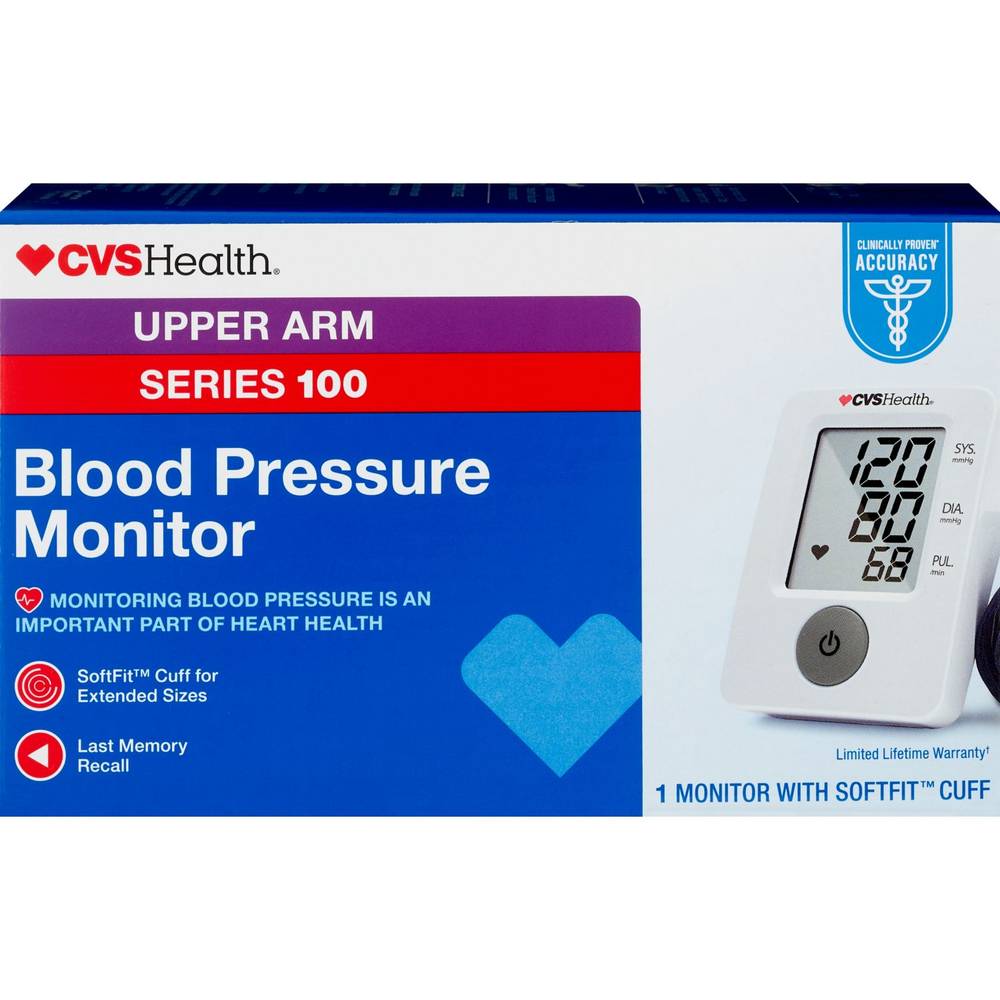 CVS Health Series 100 Upper Arm Blood Pressure Monitor