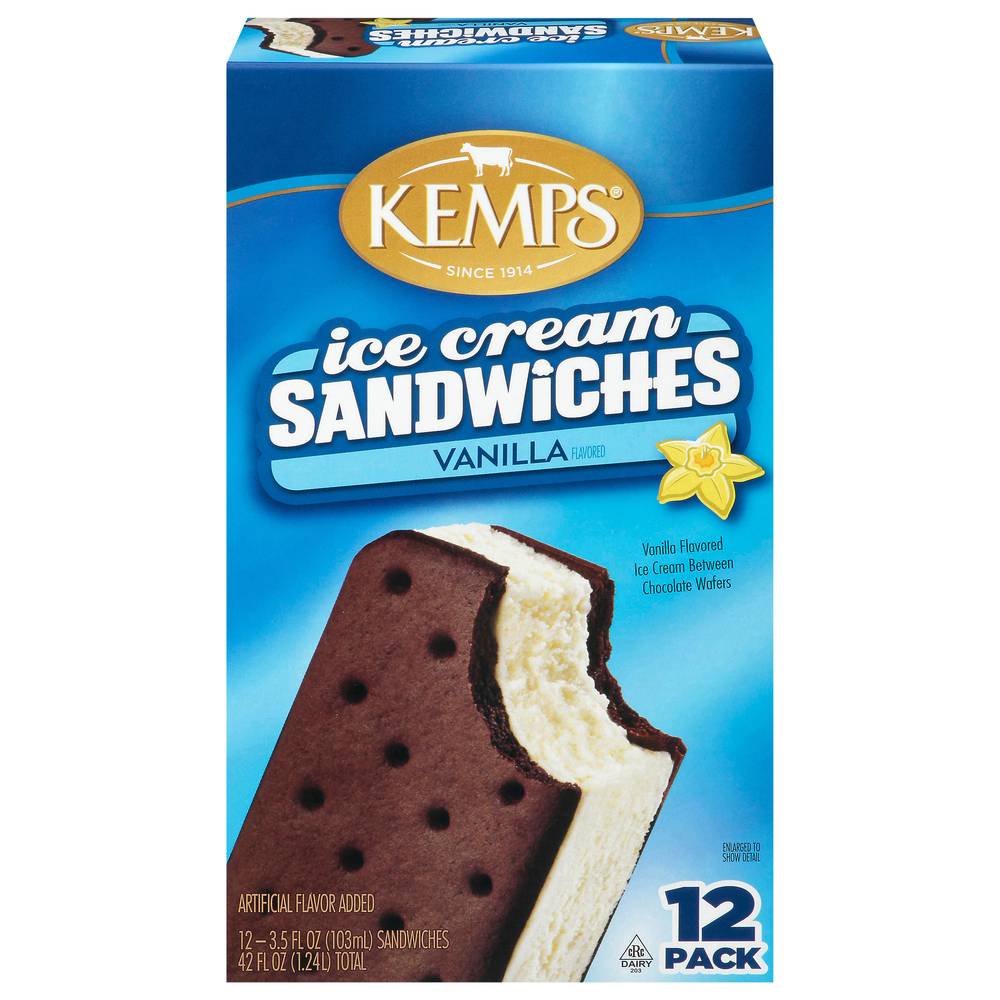 Kemps Vanilla Ice Cream Sandwiches (42 fl oz)