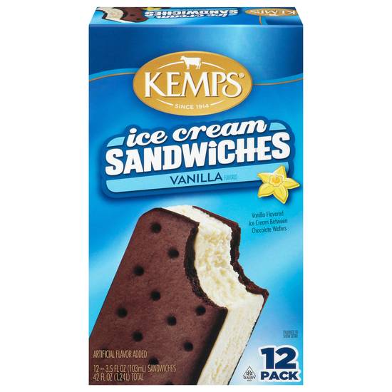 Kemps Vanilla Ice Cream Sandwiches (12 ct)