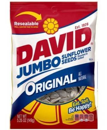 David Jumbo Sunflower Seeds Original 5.25oz