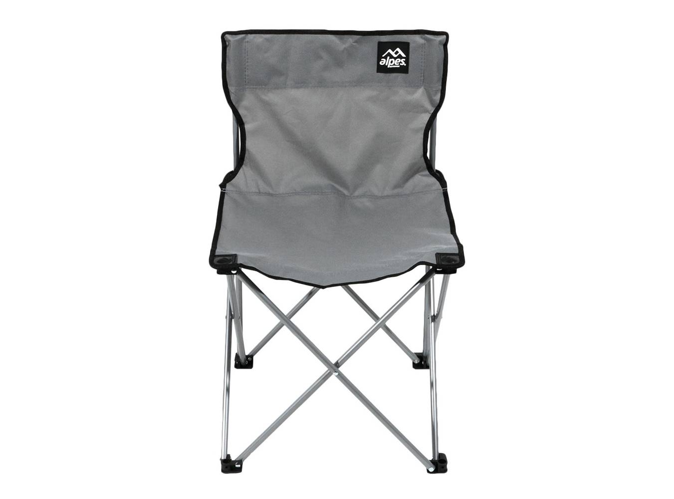 Alpes silla básica camping gris (1 un)