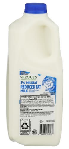 Sprouts Farmers Market 2% Reduced Fat Milk