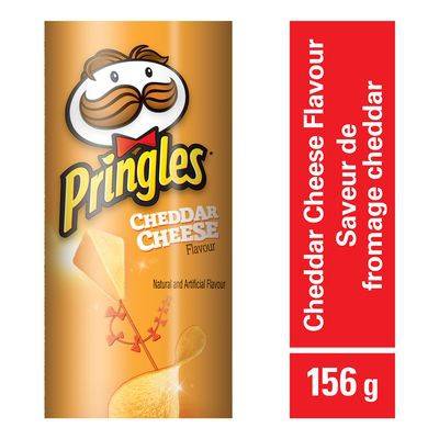 Pringles croustilles fromage cheddar (156 g) - cheddar cheese potato chips (156 g)