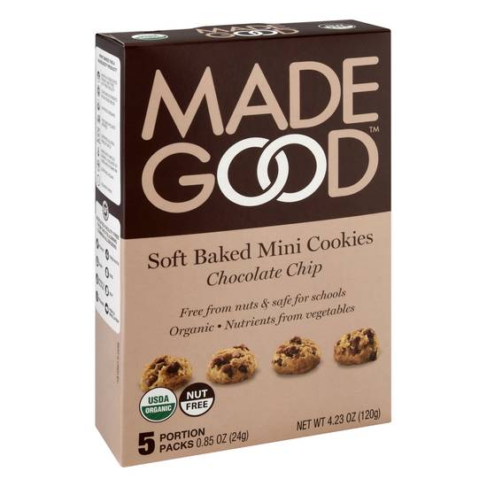 Madegood Soft Baked Mini Cookies (chocolate chip )