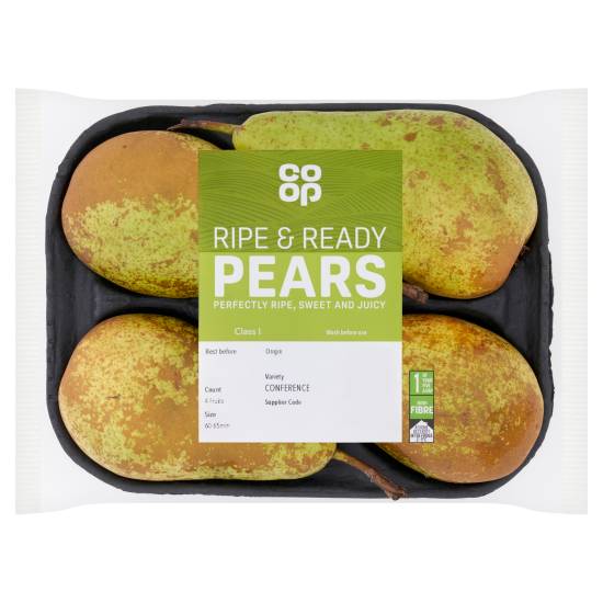 Co-Op 4 Ripe & Ready Pears