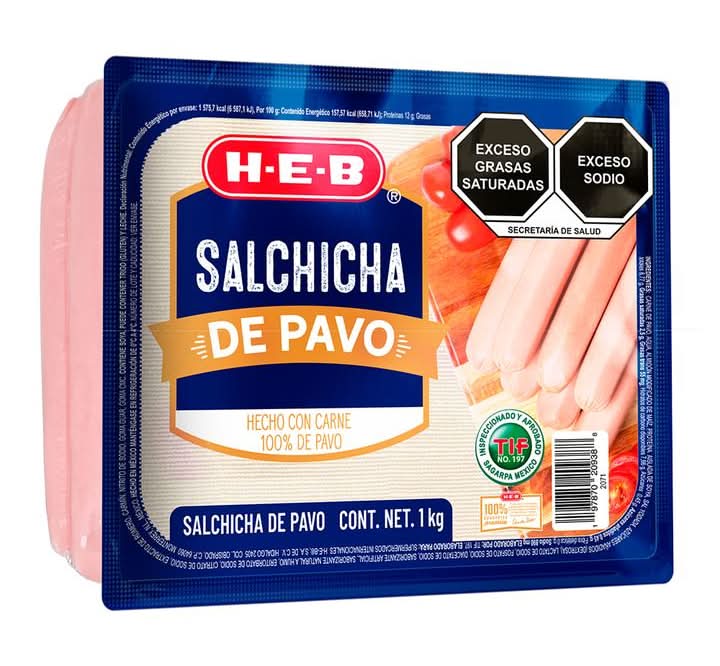 Salchicha de Pavo 1 Kg