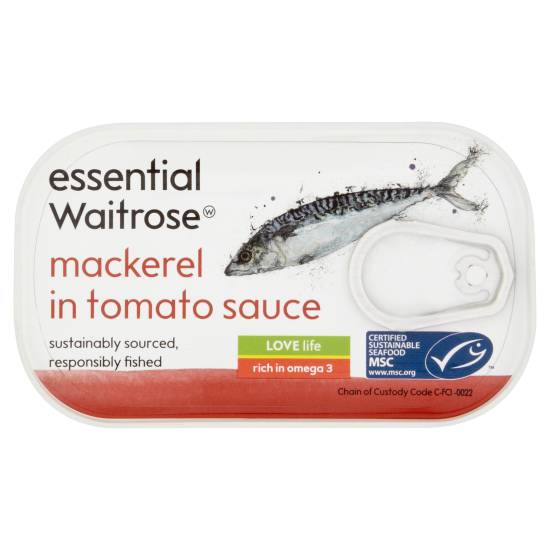 Waitrose Mackerel in Tomato Sauce