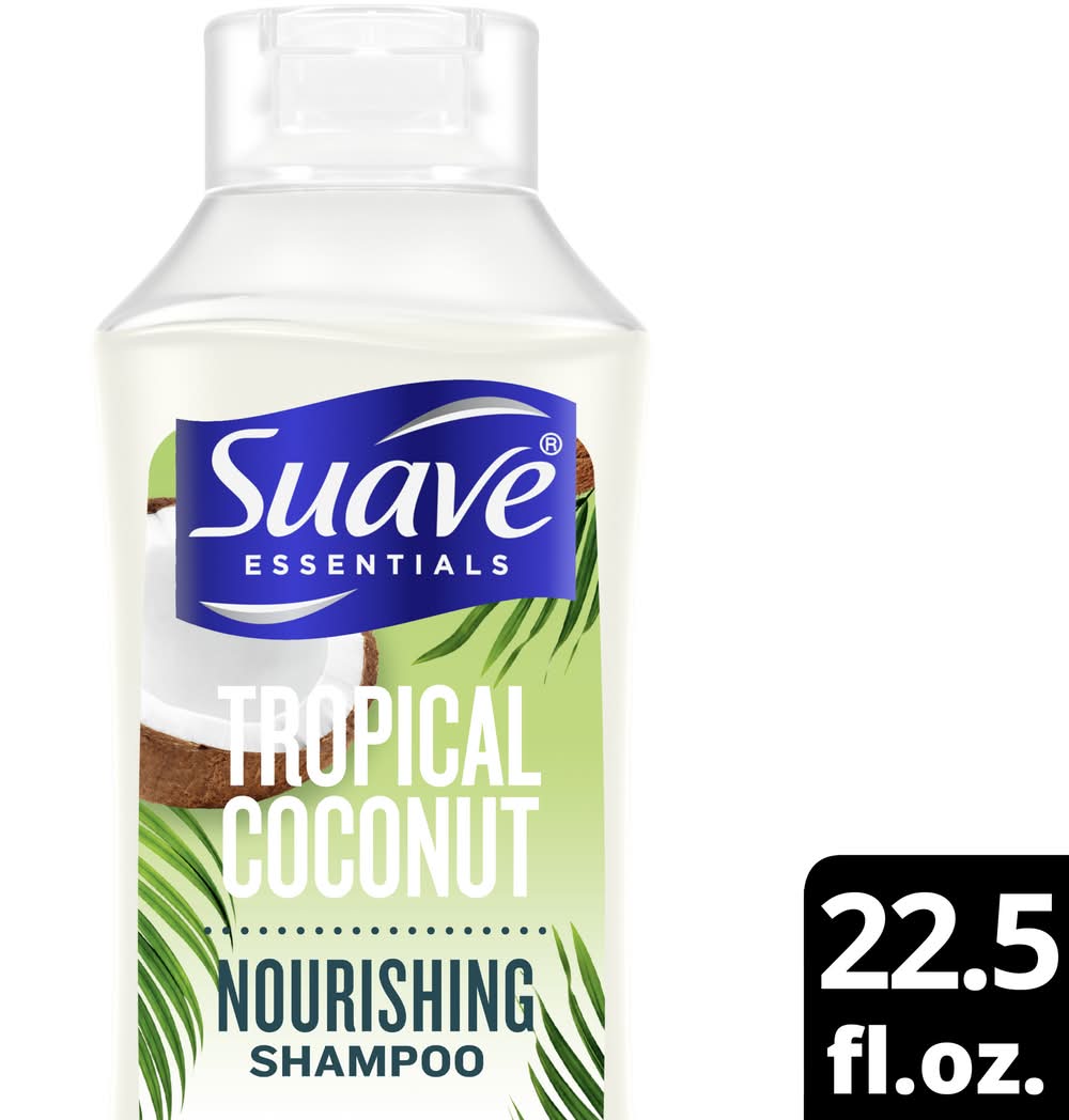 Suave Essentials Nourishing Shampoo, Tropical Coconut (22.5 fl oz)