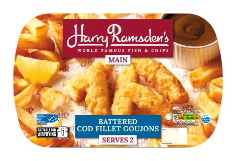 Harry Ramsden's Battered Cod Fillet Goujons (400g)