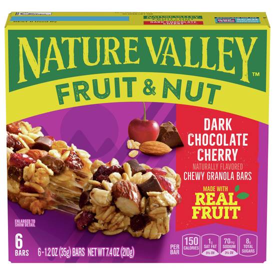 Nature Valley Fruit & Nut Chewy Trail Mix Granola Bars (6 ct) (dark chocolate-cherry-cranberries)