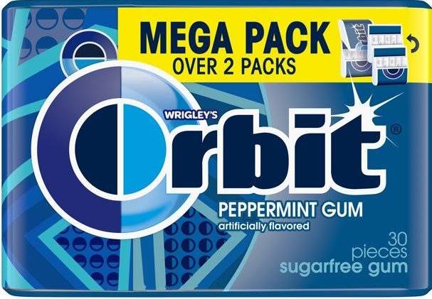 Orbit Peppermint Gum Mega Pack 30 Pcs