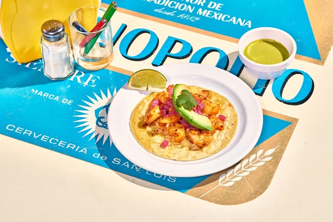 Sinaloa Shrimp Taco.