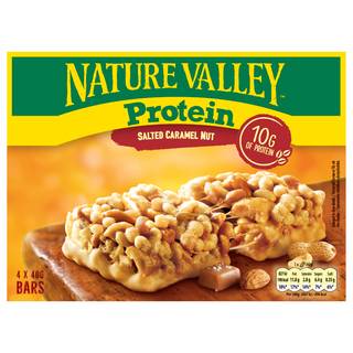 Nature Valley Protein Salted Caramel Nut Cereal Bars 4 X 40G