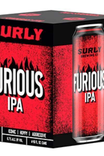 Surly Brewing Furious Ipa Beer (4 pack, 16 fl oz)