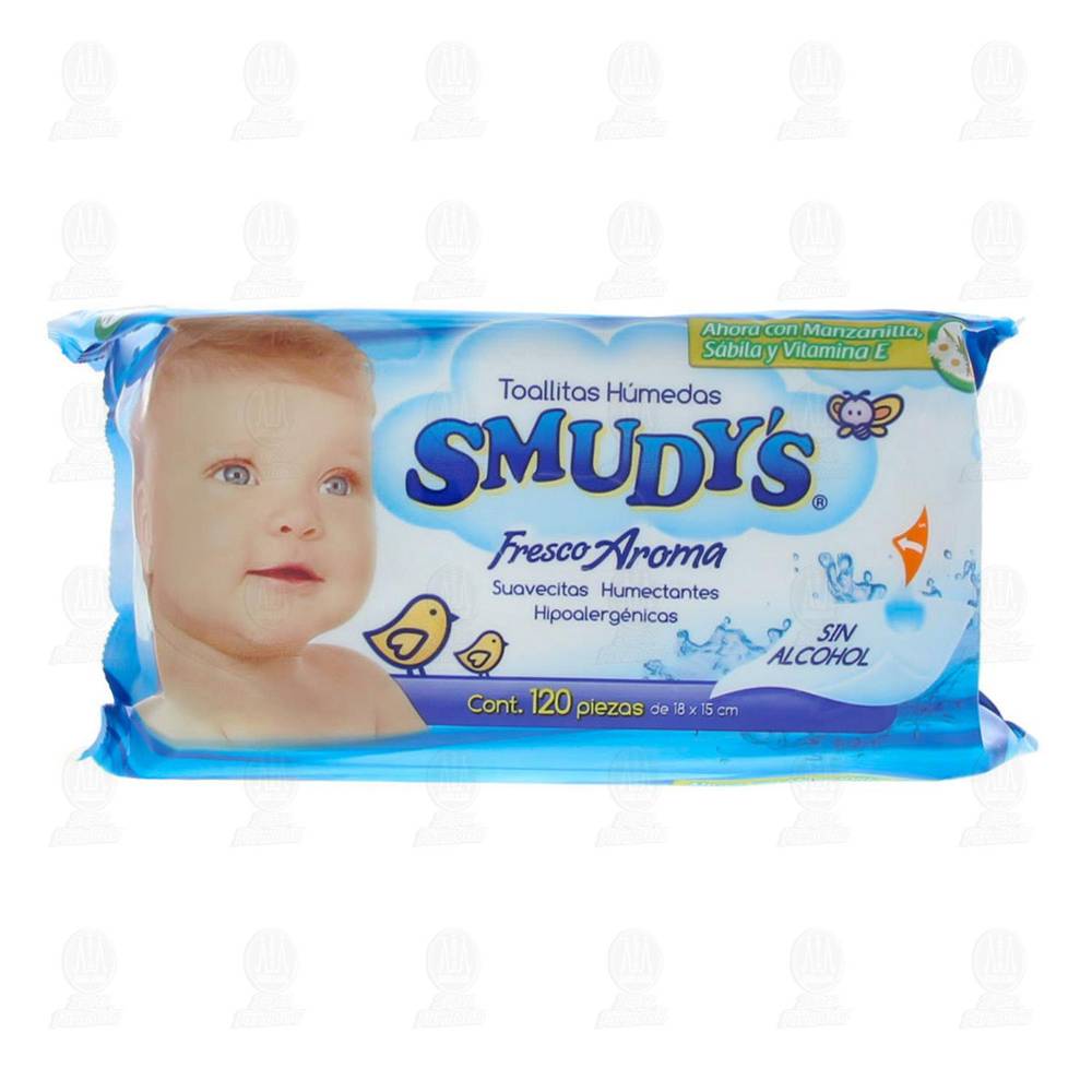 Smudy's · Toallitas húmedas sin alcohol (120 un) (120 un)