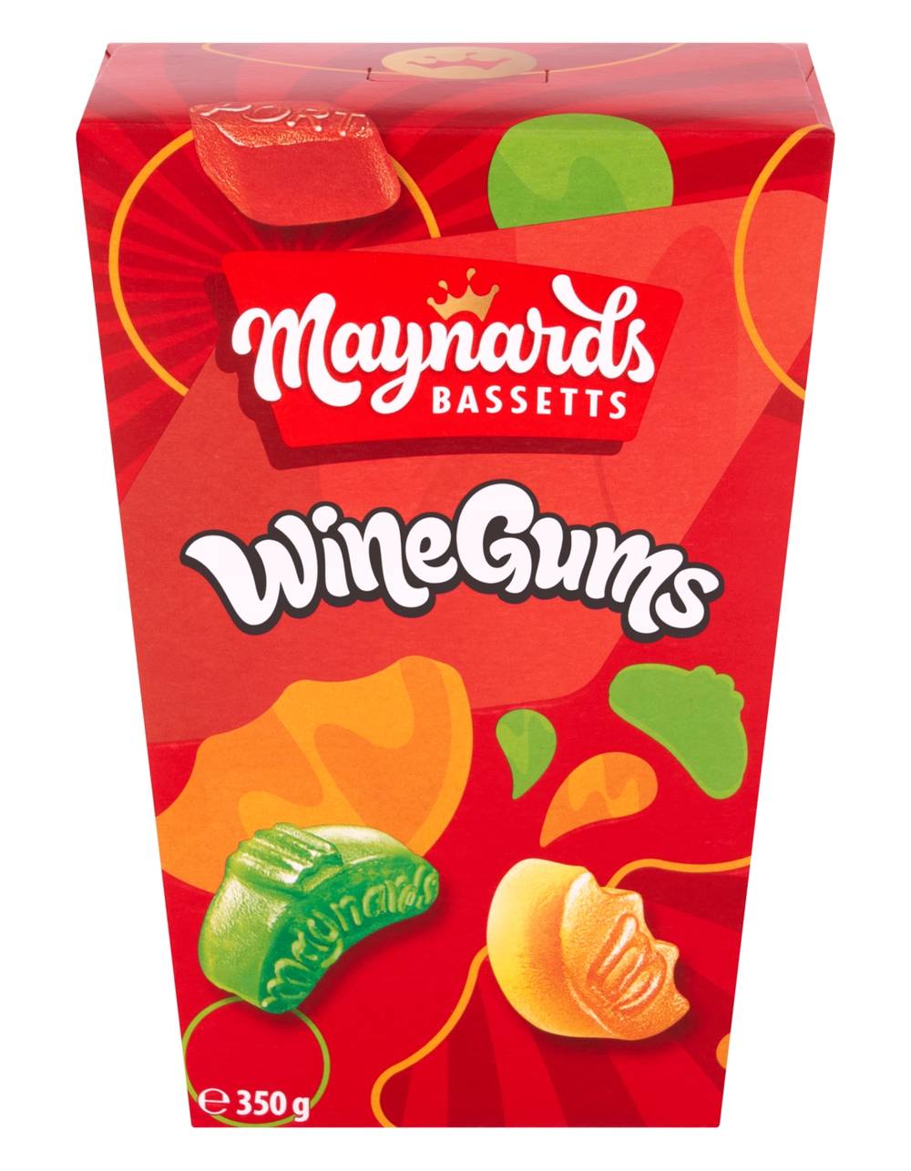 Maynards Bassetts Wine Gums Carton 350G