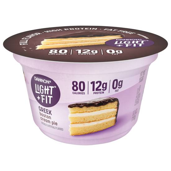 Dannon Light + Fit Boston Cream Pie Low Fat Greek Yogurt (5.3 oz)