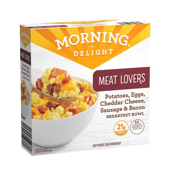 Morning Delight Meat Lovers Breakfast Bowl