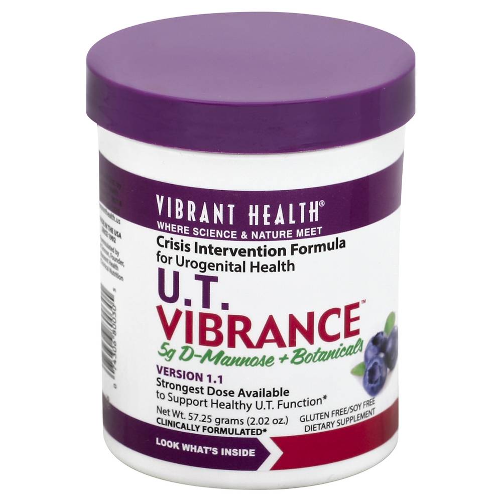 Vibrant Health U.t. Vibrance D Mannose Botanicals Supplements