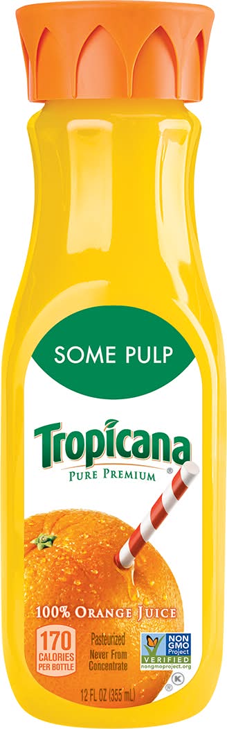 Tropicana Some Pulp Orange Juice (12 fl oz)