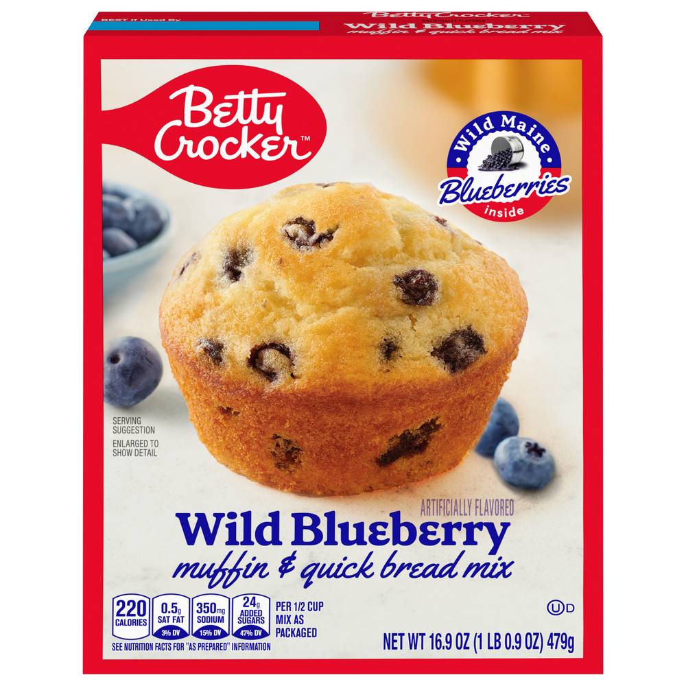 Betty Crocker Wild Blueberry Muffin and Quick Bread Mix (16.9 oz)