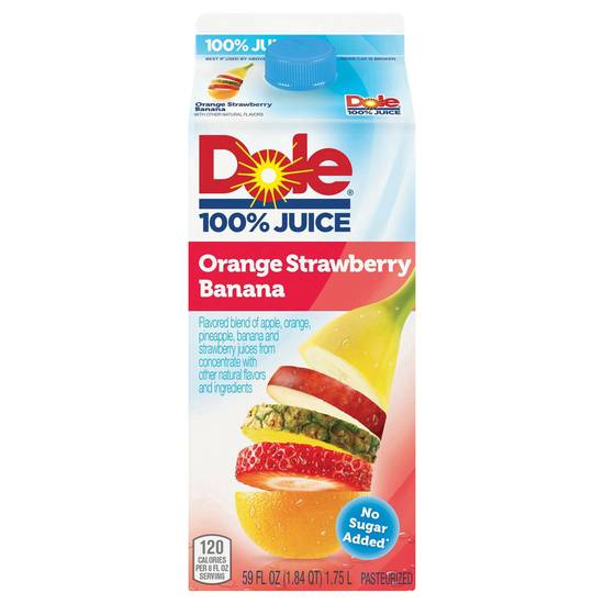 Dole Orange Strawberry Banana 100% Juice (59 fl oz)
