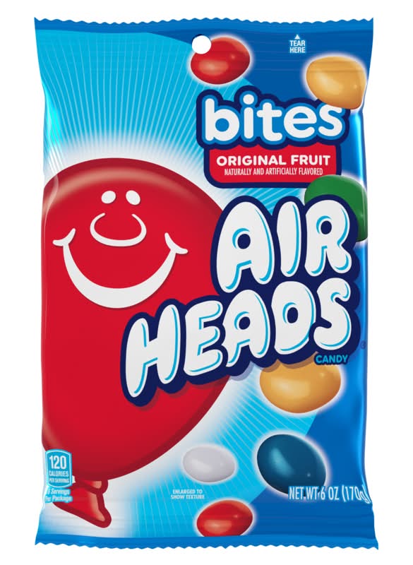 Airheads Bites Chewy Candy Fruit Flavored 6oz