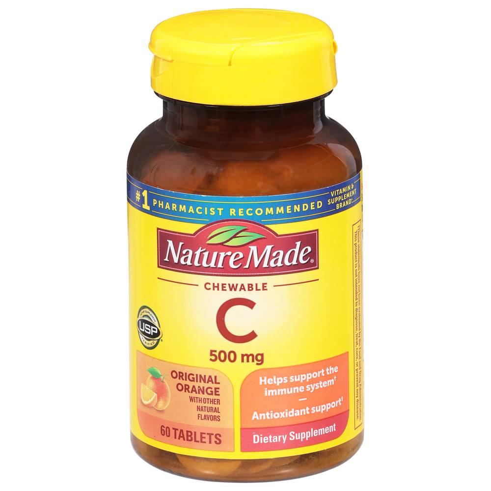 Nature Made Orange Vitamin C 500mg (60 ct)