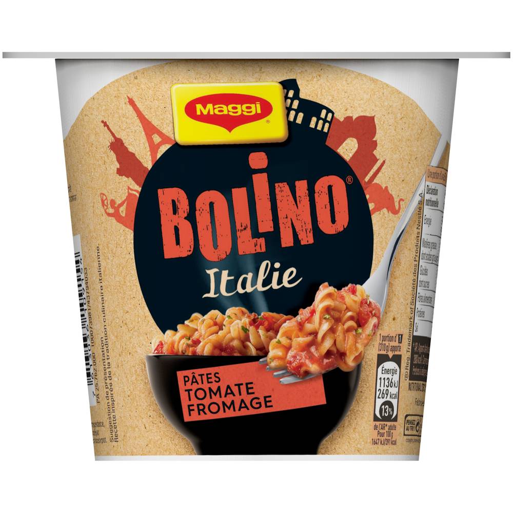 Nestlé - Maggi bolino italie pâtes tomate fromage (69g)