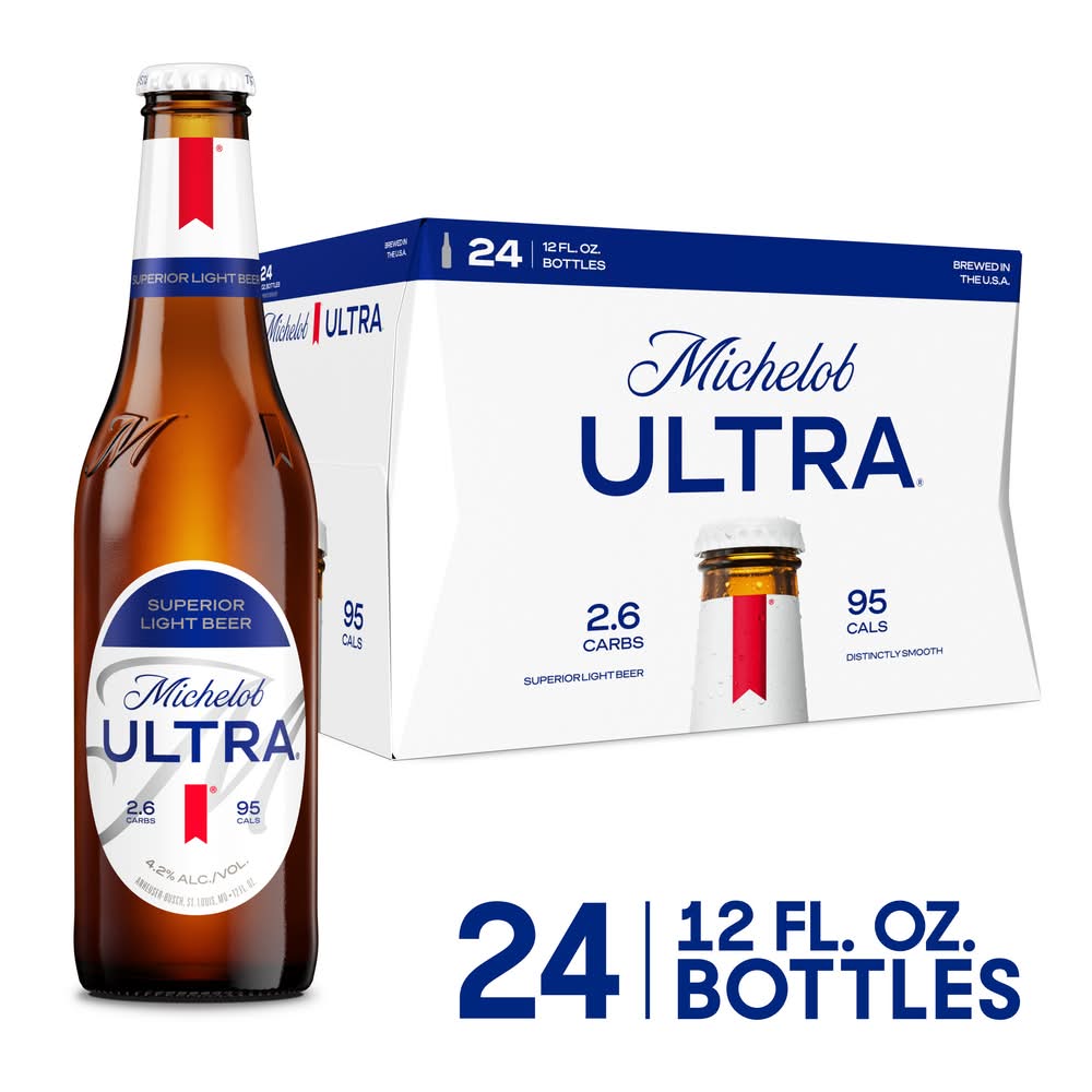 Michelob Ultra Superior Light Beer (24 x 12 fl oz)