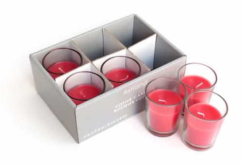 Ashland Lightly Fragranced Votive Candles, Cinnamon, 2 In x 2.5 In (6 ct)