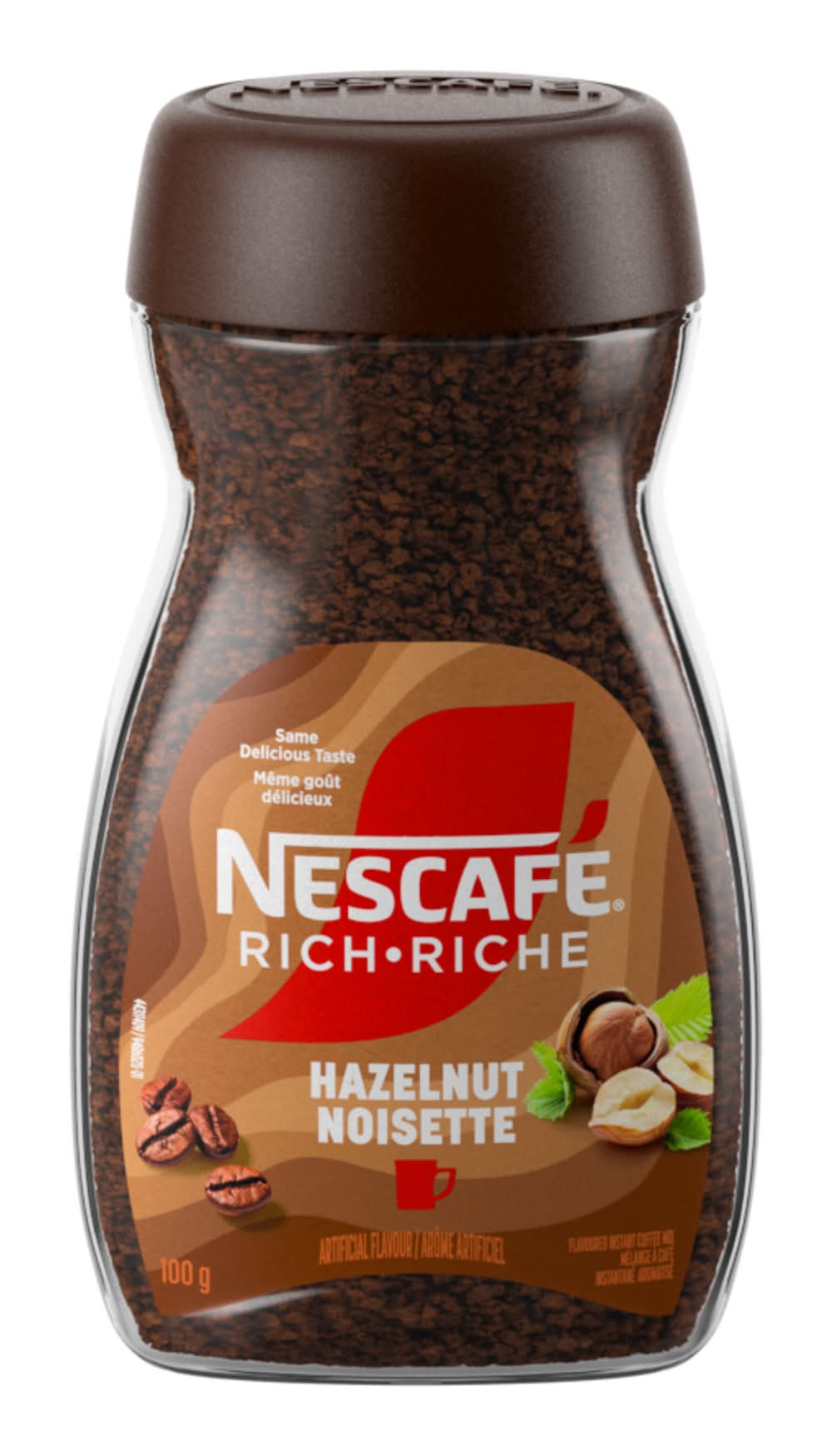 Nescafé Rich Instant Coffee, Hazelnut (100 g)