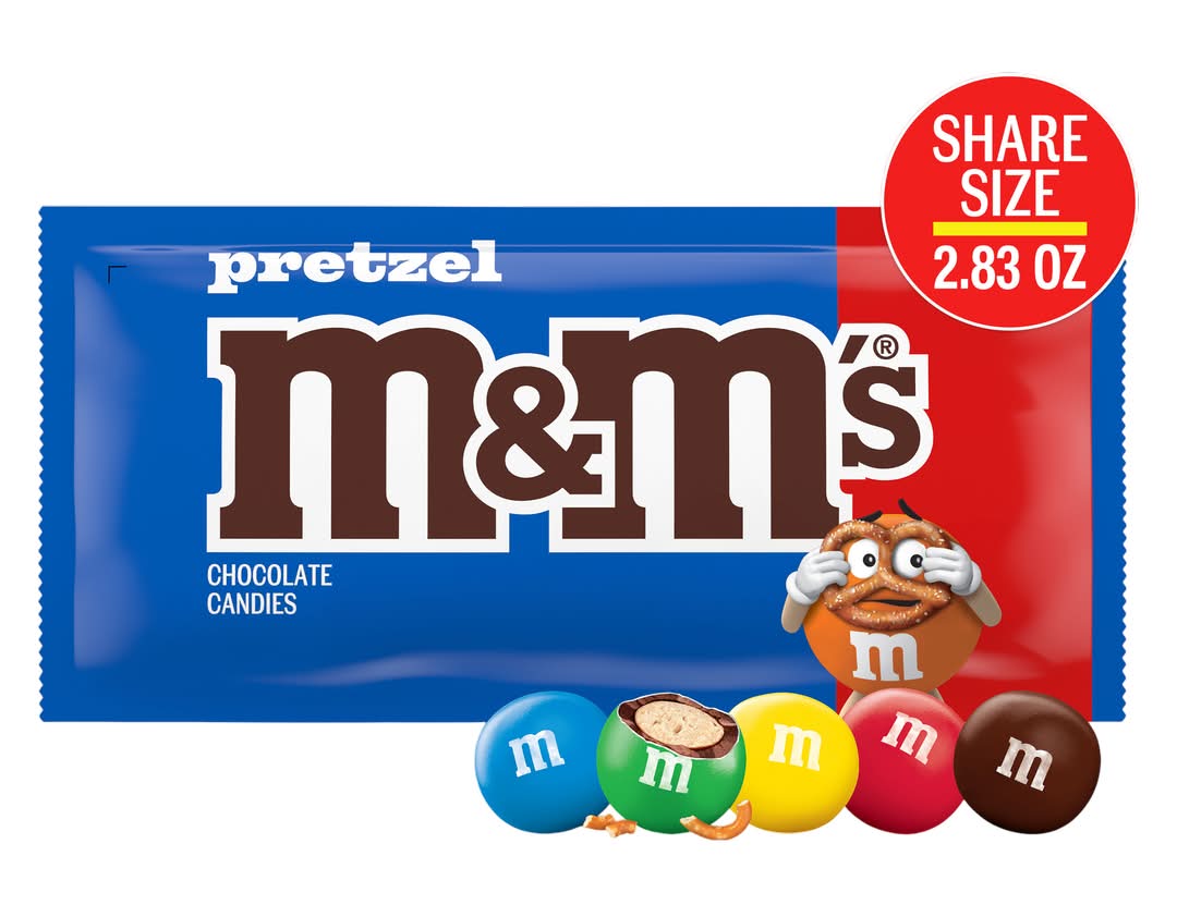 M&M's Chocolate Candies, Pretzel (2.83 oz)