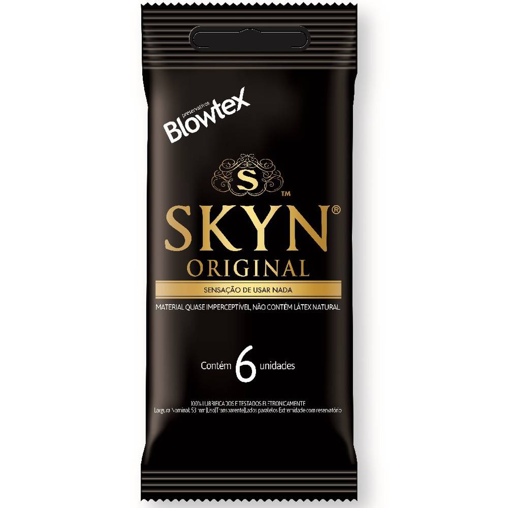 Blowtex preservativo skyn original (6 unidades)