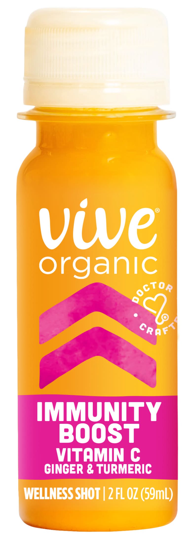 Vive Organic Immunity Boost Vitamin C Wellness Shot, Ginger & Turmeric (2 fl oz)