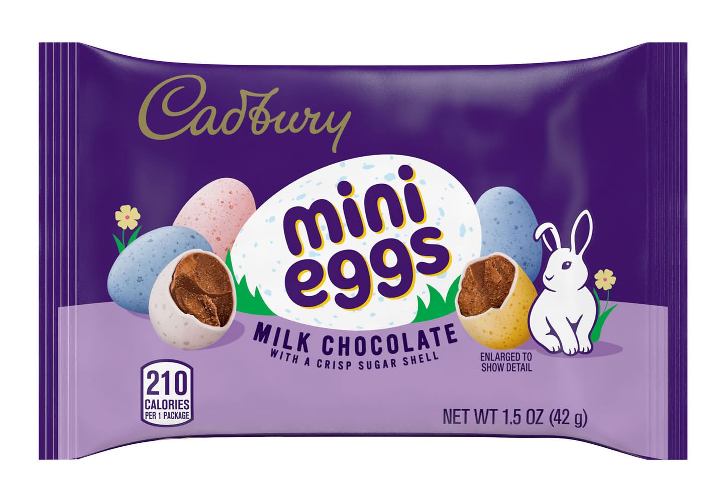 Cadbury Mini Eggs Milk Chocolate With Crisp Sugar Shell Candy (1.5 oz)