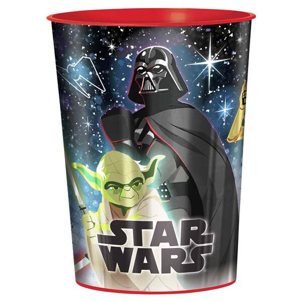 Star Wars Galaxy Metallic Plastic Favor 16 oz Cup