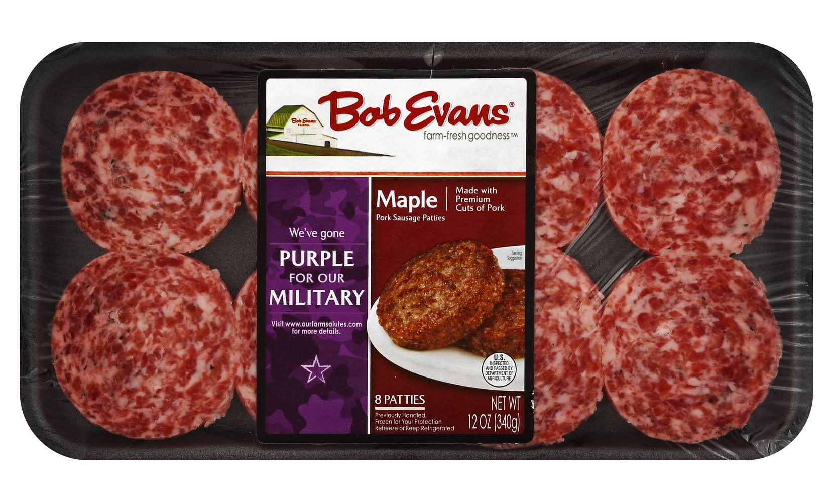 Bob Evans Maple Pork Sausage Patties (12 oz)
