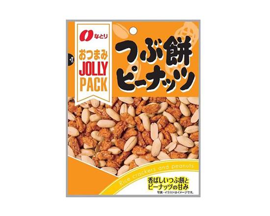 21395：なとり JPつぶ餅ピーナッツ 81G / Natori, JP Tsubu-mochi Peanuts×81G