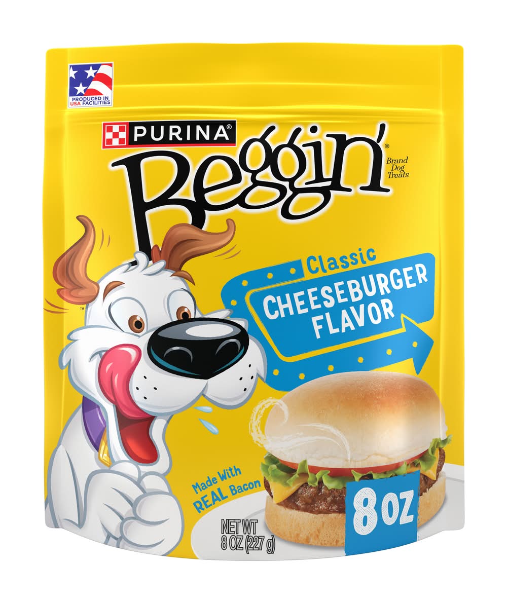 Purina Beggin' Dog Treats, Cheeseburger (8 oz)