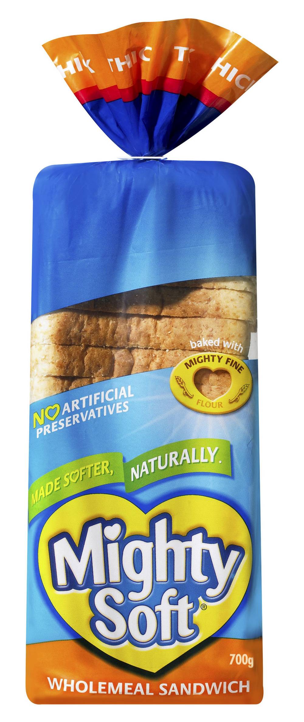Mighty Soft Sliced Wholemeal Bread Sandwich (700g)