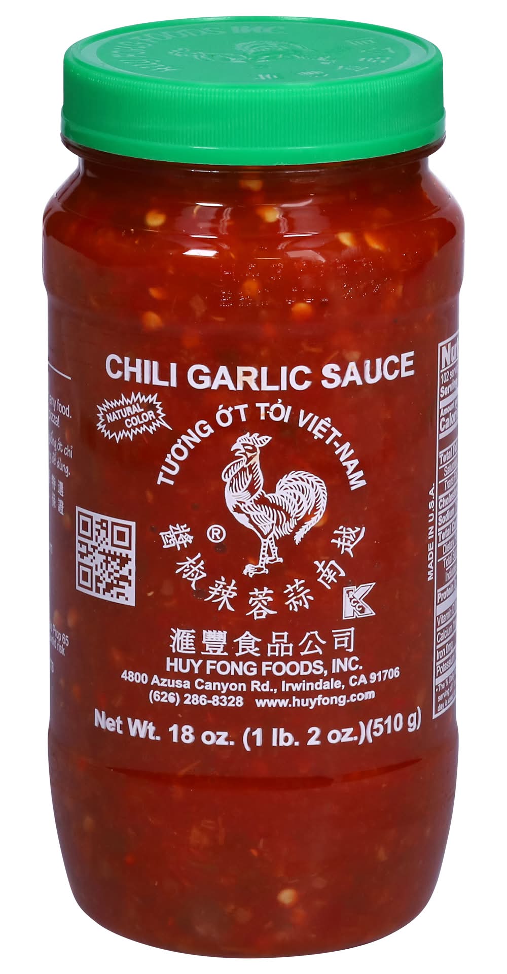 Huy Fong Chili Garlic Sauce (18 oz)