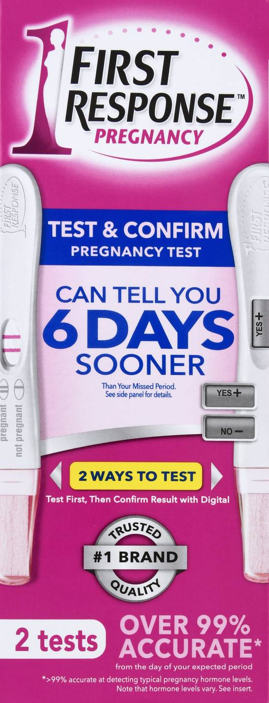 First Response Test & Confirm Pregnancy Tests (2 ct)