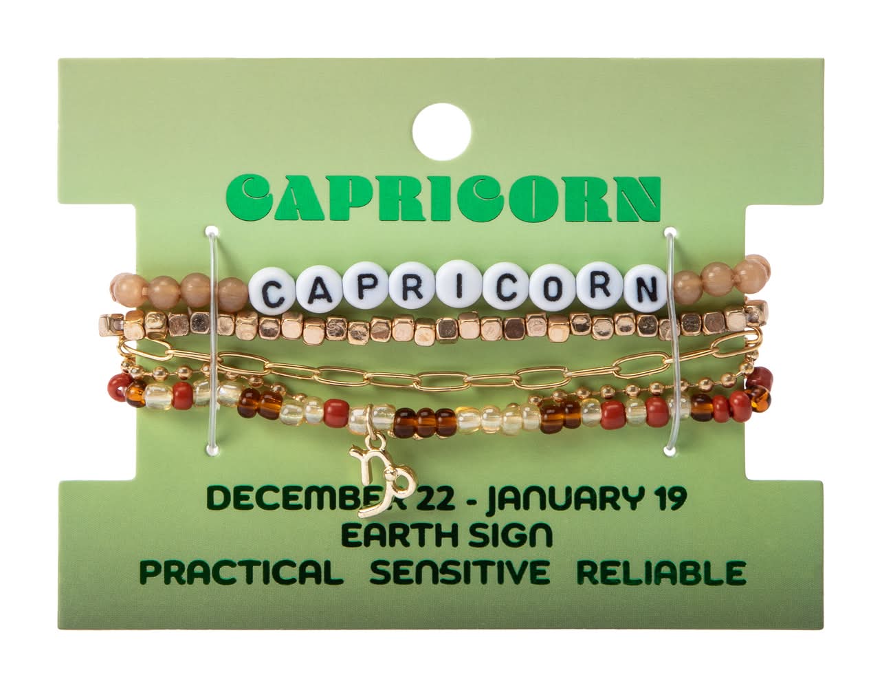 Zodiac Multi Charm Bracelet Capricorn