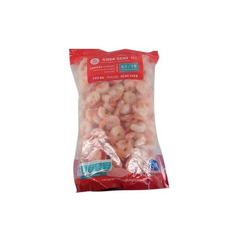 Aqua Gems Tail on Peeled Cooked Shrimp (2 lbs)